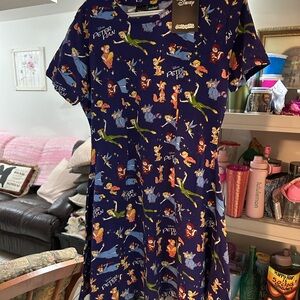 Disney Navy Blue Peter Pan Character Dress